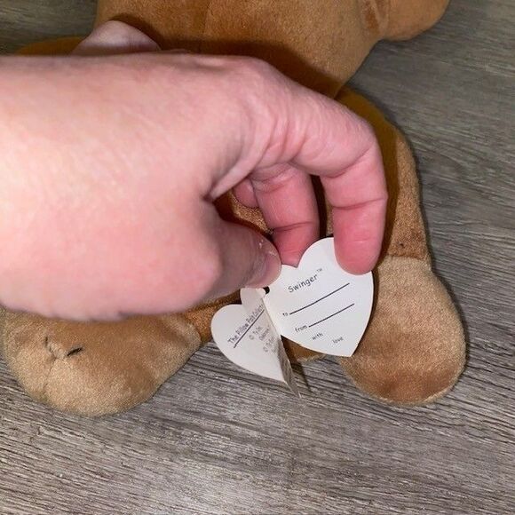 1997 TY Original Beanie Baby Buddy Pillow Pals Swinger the Monkey 14" Plush VTG - Picture 8 of 9